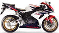 Naklejki na motocykl Honda Cbr 1000 Rr 2007 Fireblade Hrc Biały Nh341 - Juula