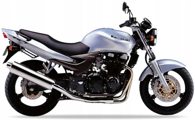 NAKLEJKI JUULA DO KAWASAKI ZR 7 1999-2003 SREBRNY F2