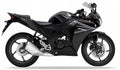 Naklejki na motocykl Honda Cbr 125 R 2012 Asteroid Czarny Metalik Nha35 - Juula