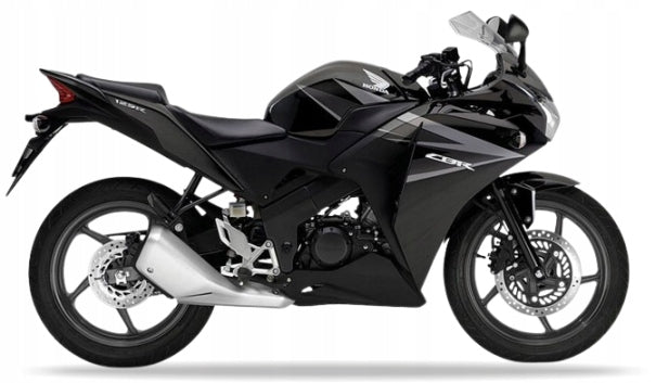 Naklejki na motocykl Honda Cbr 125 R 2012 Asteroid Czarny Metalik Nha35 - Juula