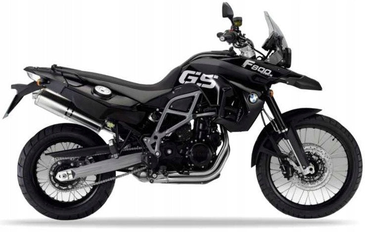 NAKLEJKI NA MOTOCYKL JUULA BMW F 800 GS 2011-2012 TRIPLE CZARNY SZARY YN93