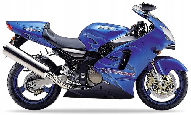 NAKLEJKI JUULA DO KAWASAKI ZX 12R 2001 NIEBIESKI E1