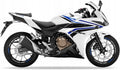 Naklejki na motocykl Honda Cbr 500 R 2016-2017 Biały Nha96 - Juula