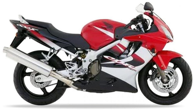 NAKLEJKI JUULA NA MOTOCYKL DO HONDA CBR 600 F 2005 CZERWONY R157