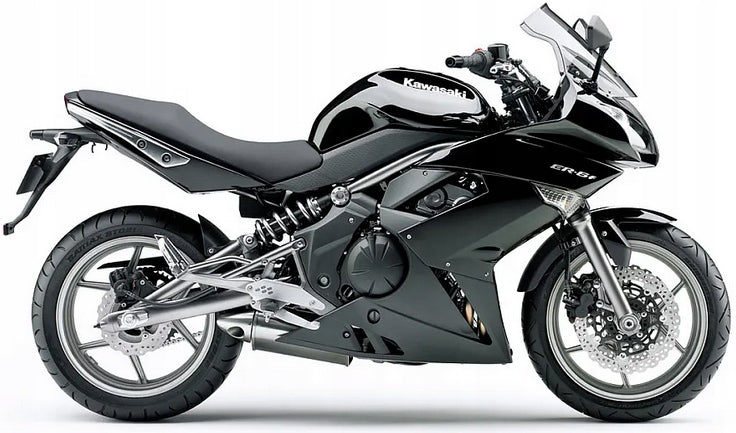 NAKLEJKI JUULA NA MOTOCYKL DO KAWASAKI ER 6F 2009 CZARNY 17K