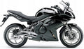 NAKLEJKI JUULA NA MOTOCYKL DO KAWASAKI ER 6F 2009 CZARNY 17K