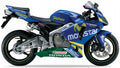 NAKLEJKI JUULA NA MOTOCYKL HONDA CBR 600 RR 2006 MOVISTAR NIEBIESKI PB215