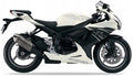 NAKLEJKI NA MOTOCYKL JUULA DO SUZUKI GSXR 600 2011-2012 BIAŁY YPA MAT CZARNY NO.2 YKV