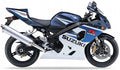 NAKLEJKI NA MOTOCYKL JUULA DO SUZUKI GSXR 750 2005 NIEBIESKI 1LF BIAŁY YBD