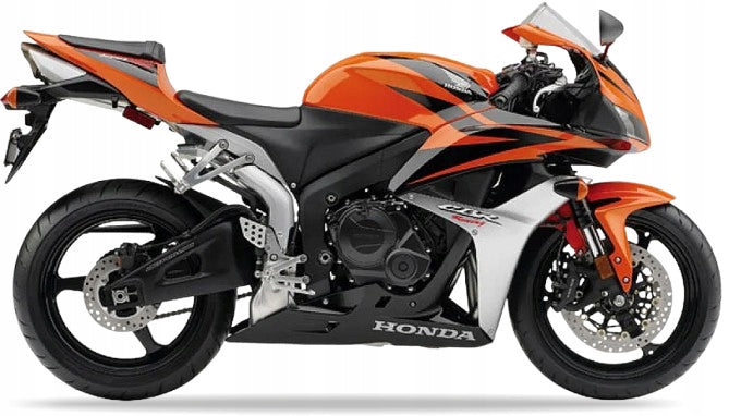 NAKLEJKI JUULA DO HONDA CBR 600 RR 2008 USA POMARAŃCZOWY YR263BA