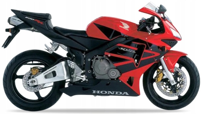 NAKLEJKI JUULA NA MOTOCYKL DO HONDA CBR 600 RR 2004 CZERWONY R157B