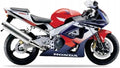 Naklejki na motocykl Honda Cbr 929 Rr Fireblade 2000 Czerwony R258 - Juula