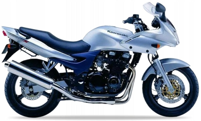 NAKLEJKI JUULA DO KAWASAKI ZR 7 S 1999-2003 SREBRNY F2