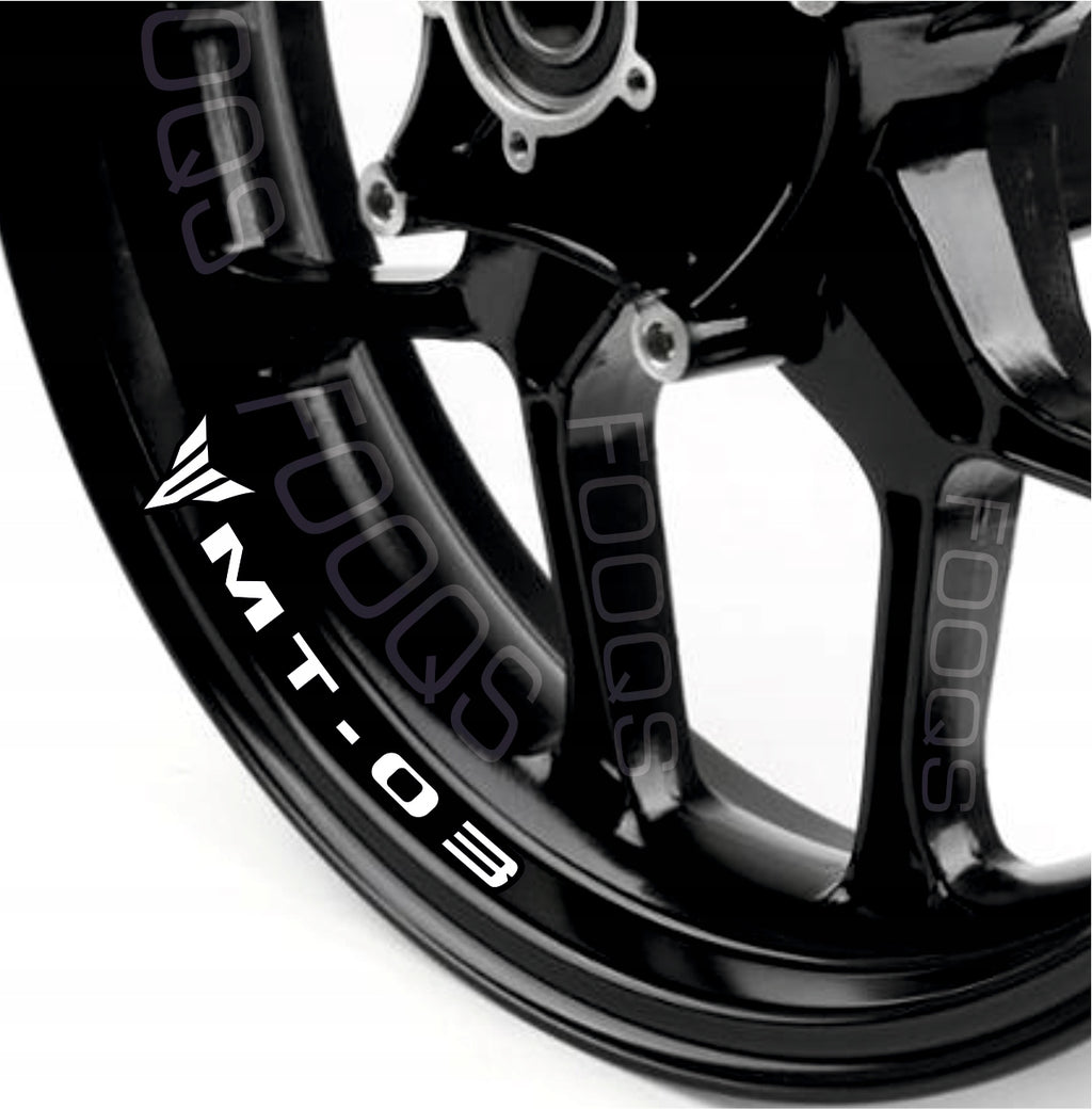 AUTOCOLLANTS DE JANTE JUULA POUR YAMAHA MT-03 