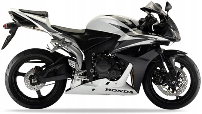 JUUL MOTORCYCLE STICKERS FOR HONDA CBR 600 RR 2007 WHITE NHA66BA 