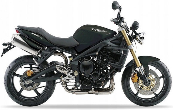 NAKLEJKI NA MOTOCYKL JUULA DO TRIUMPH STREET TRIPLE 675 2008-2010 JET CZARNY