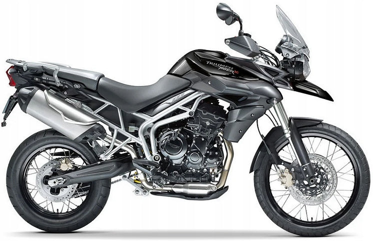 NAKLEJKI NA MOTOCYKL JUULA DO TRIUMPH TIGER 800 XC 2011-2014 CZARNY