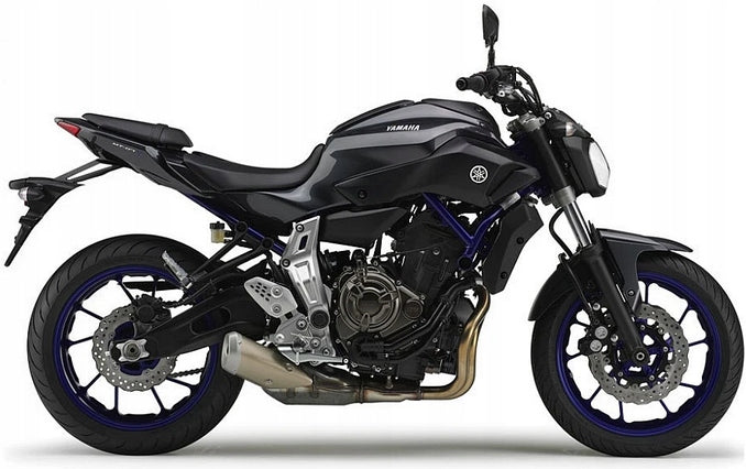 NAKLEJKI NA MOTOCYKL JUULA DO YAMAHA MT 07 2014 CIEMNY SZARY