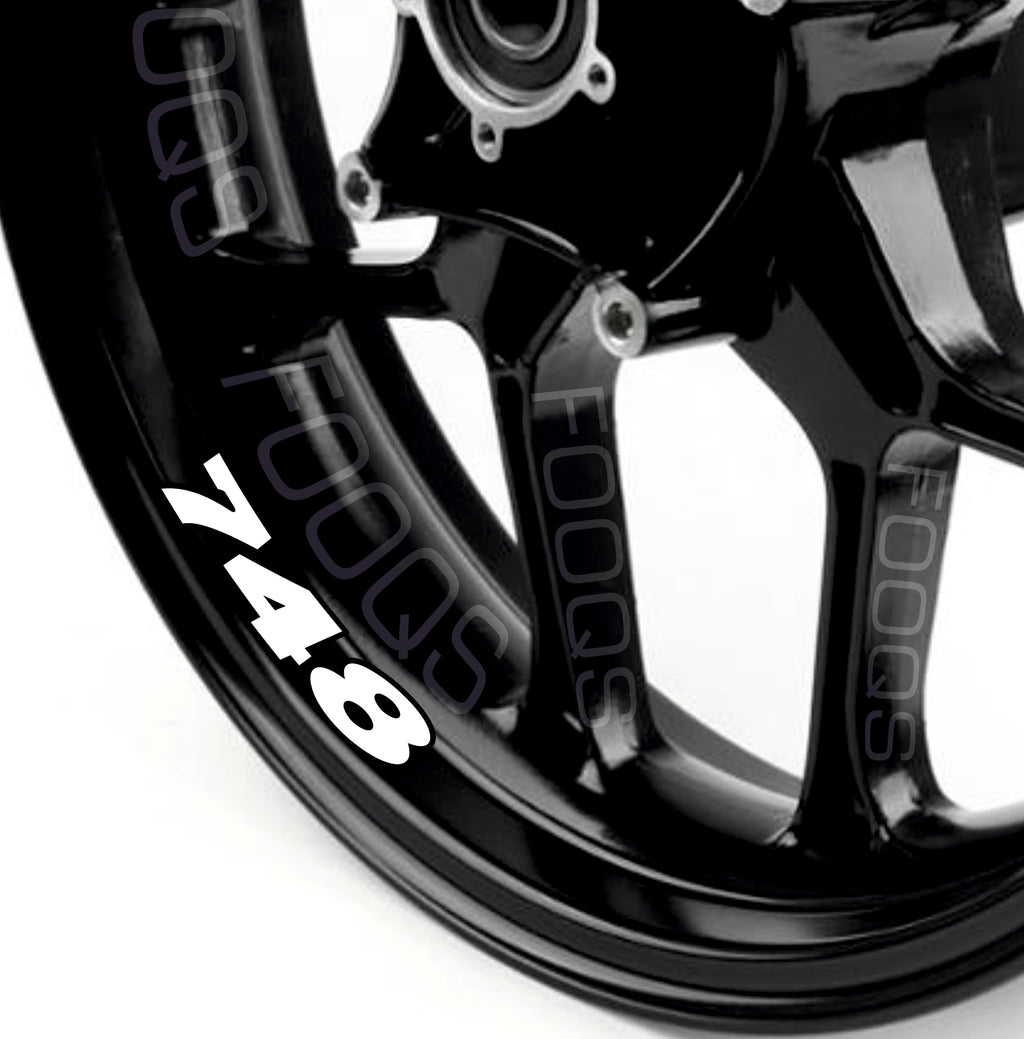 AUTOCOLLANTS DE JANTE JUULA POUR DUCATI 748 