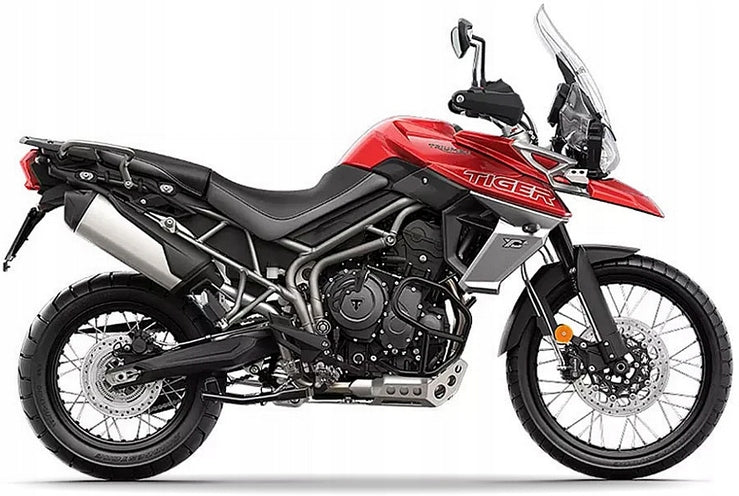 NAKLEJKI NA MOTOCYKL JUULA DO TRIUMPH TIGER 800 XCA 2018-2020 CZERWONY