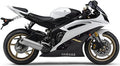 NAKLEJKI NA MOTOCYKL JUULA DO YAMAHA YZF R6 2012-2013 BIAŁY 1 BWC1 RJ15