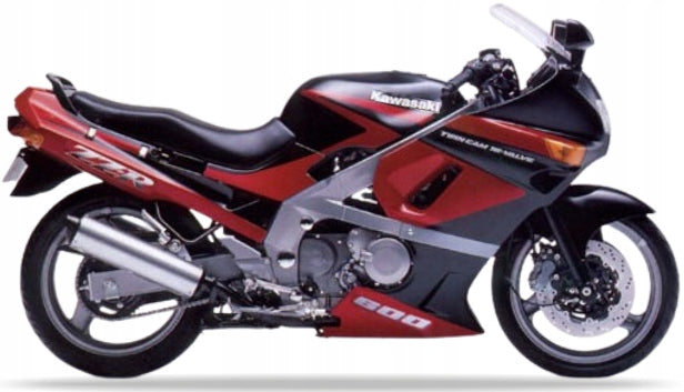 NAKLEJKI JUULA NA MOTOCYKL DO KAWASAKI ZZR 600 1991-1992 HEBANOWA RÓŻA
