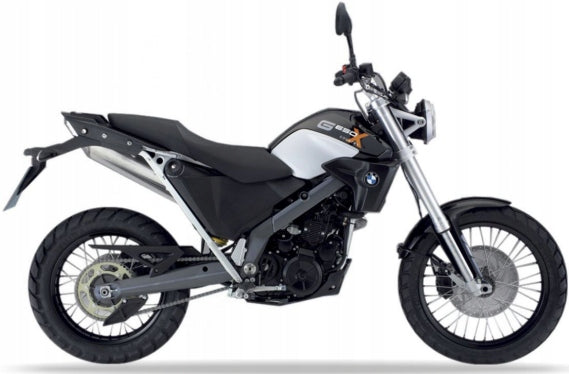 NAKLEJKI NA MOTOCYKL JUULA DO BMW G 650 X COUNTRY 2007-2009 CZARNY
