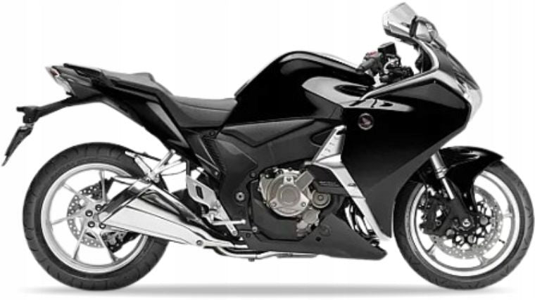 NAKLEJKI NA MOTOCYKL JUULA DO HONDA VFR 1200 F 2010-2015 CZARNY NH463