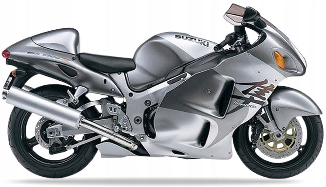 NAKLEJKI NA MOTOCYKL JUULA DO SUZUKI GSX 1300 R HAYABUSA 2002 HE6 SREBRNY YD8 SREBRNY