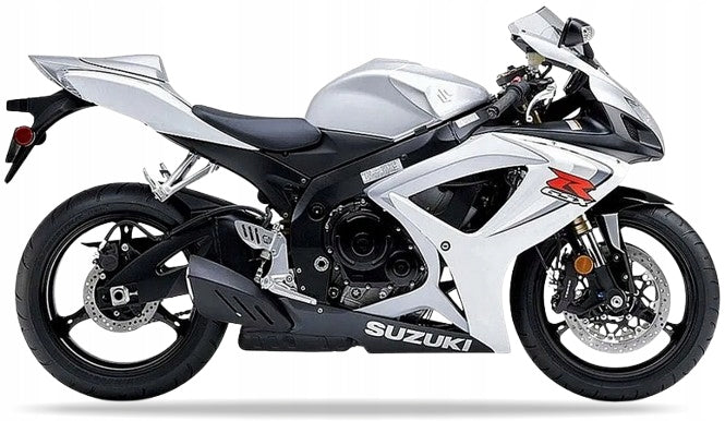 NAKLEJKI NA MOTOCYKL JUULA DO SUZUKI GSXR 600 2006 SREBRNY CWJ