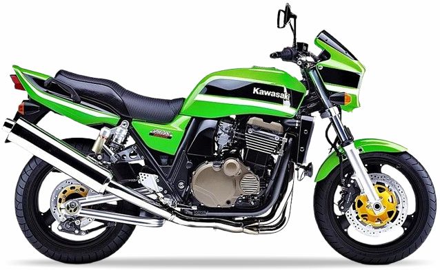 NAKLEJKI JUULA DO KAWASAKI ZRX 1200 R 2006 ZIELONY