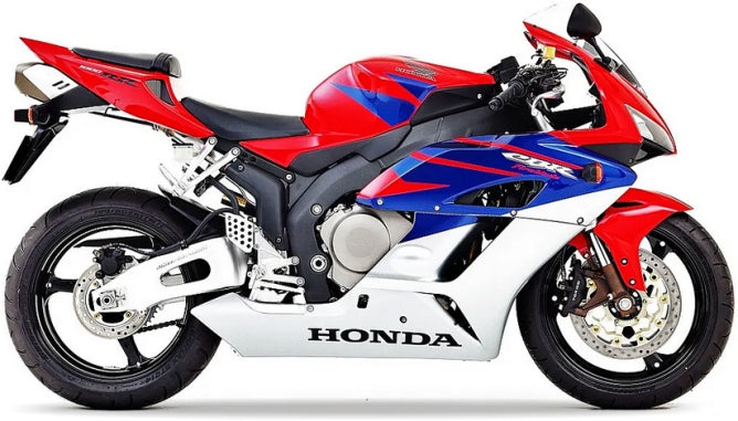Naklejki na motocykl Honda Cbr 1000 Rr 2005 Czerwony Niebieski R258 - Juula