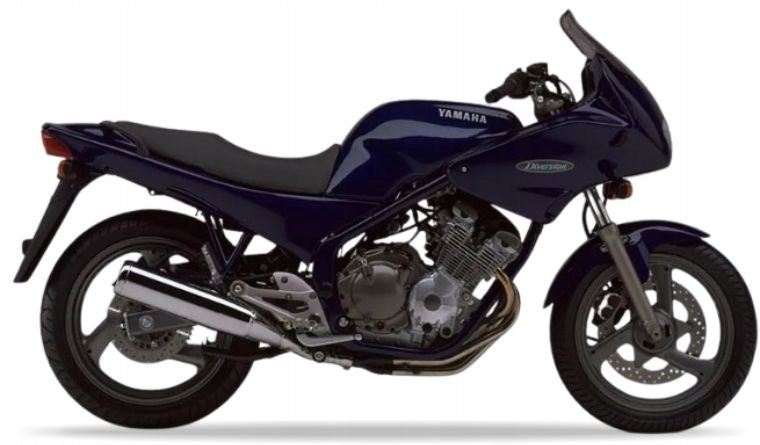 NAKLEJKI NA MOTOCYKL JUULA DO YAMAHA XJ 600 S DIVERSION 1992-1993 BARDZO CIEMNY FIOLET