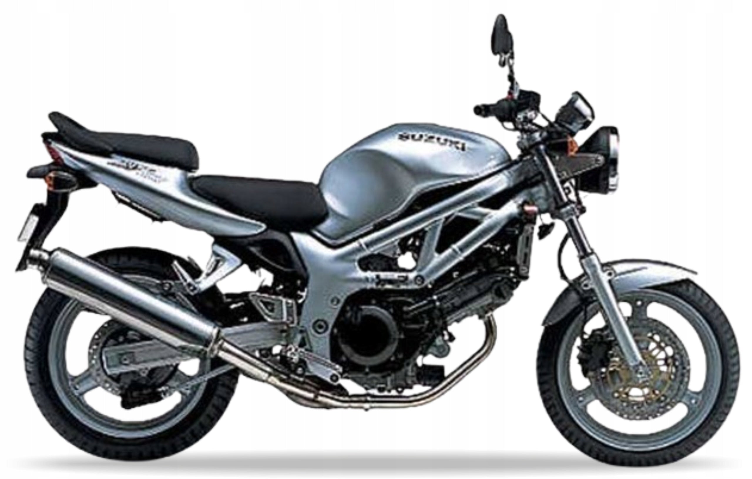 NAKLEJKI NA MOTOCYKL JUULA DO SUZUKI SV 650 2002 SREBRNY YD8