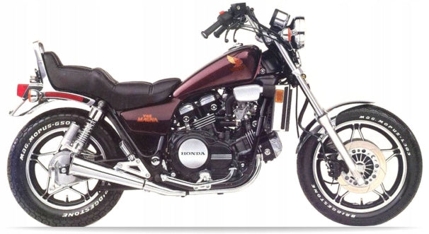 Naklejki na motocykl Honda Vf 750 C V45 Magna 1982-1988 Brązowy Czerwony R115 - Juula