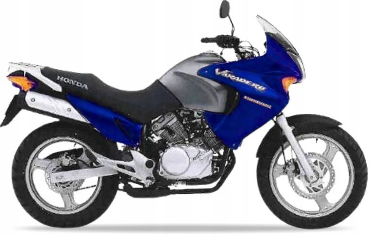 Naklejki na motocykl Honda Xl 125 V Varadero 2005-2006 Niebieski Pb341 - Juula