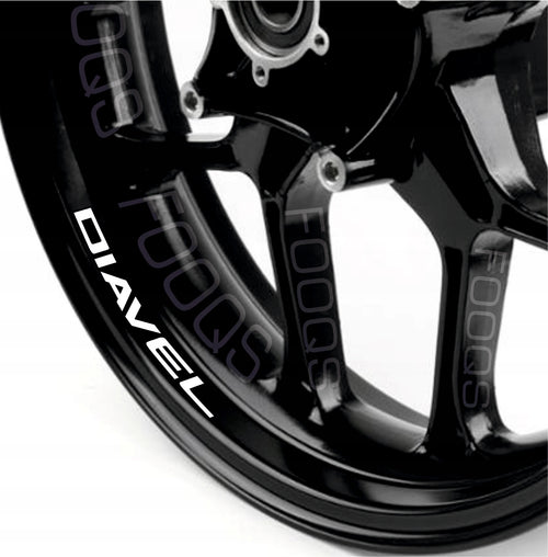 NAKLEJKI NA FELGI JUULA DO DUCATI DIAVEL