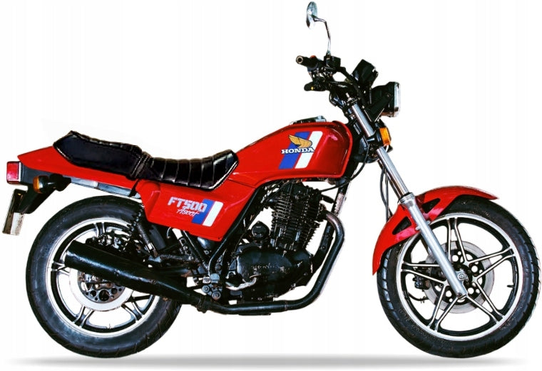 NAKLEJKI NA MOTOCYKL JUULA DO HONDA FT 500 1983 CZERWONY R110