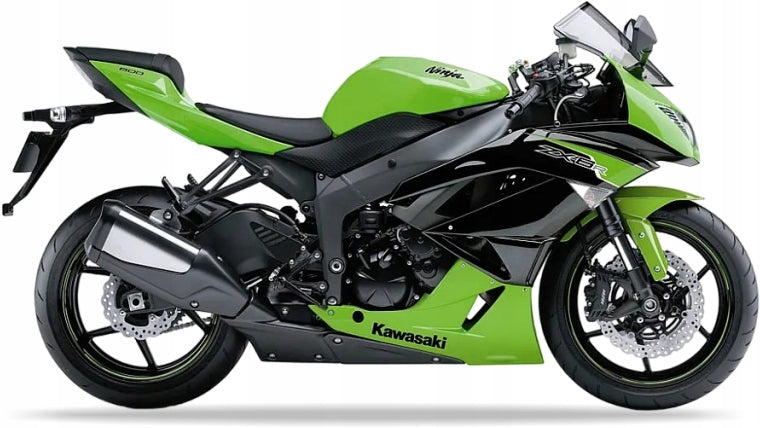 NAKLEJKI NA MOTOCYKL JUULA DO KAWASAKI ZX 6R 2012 ZIELONY 777