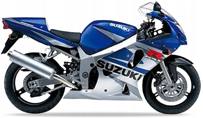 NAKLEJKI JUULA DO SUZUKI GSXR 600 2002 NIEBIESKI YC2 SREBRNY YD8