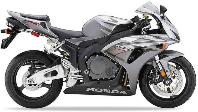 NAKLEJKI NA MOTOCYKL JUULA DO HONDA CBR 1000 RR 2006 USA SREBRNY NH167