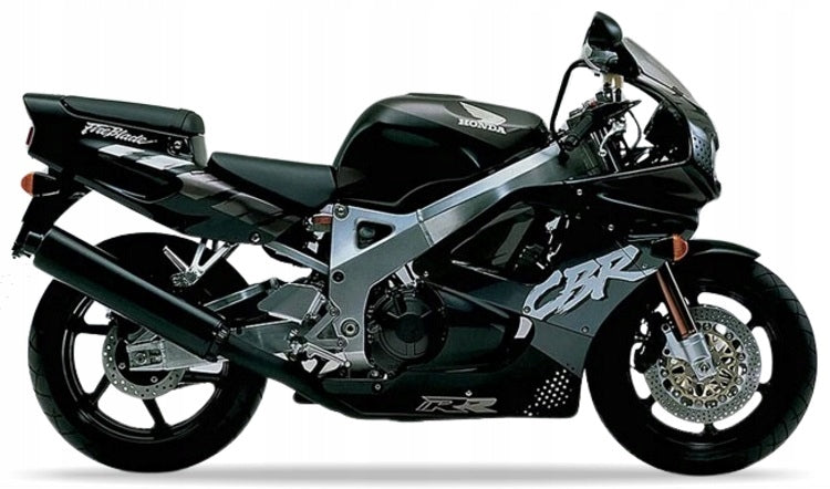 Naklejki na motocykl Honda Cbr 900 Rr 1992 Czarno-Grafitowy Nh1F - Juula