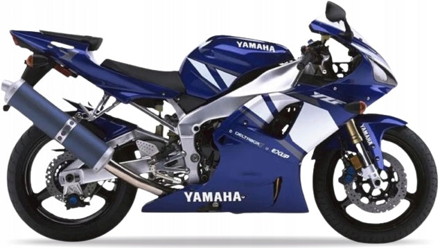 NAKLEJKI NA MOTOCYKL JUULA DO YAMAHA YZF R1 2001 NIEBIESKI RN04