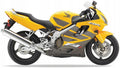 NAKLEJKI JUULA NA MOTOCYKL DO HONDA CBR 600 F4 2001-2006 ŻÓŁTY Y124 SZARY
