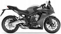 Naklejki na motocykl Honda Cbr 650 F 2014-2015 Srebrny Metalik Nh95 - Juula
