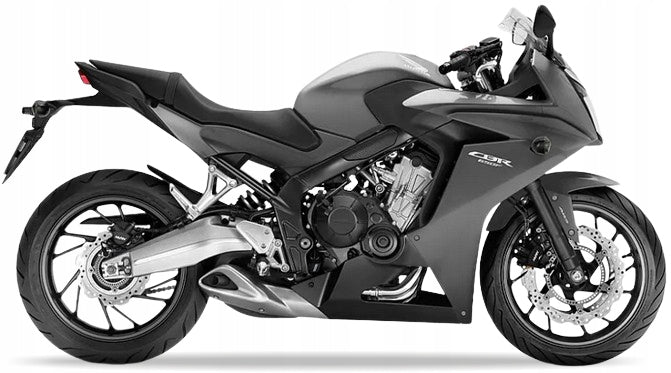 Naklejki na motocykl Honda Cbr 650 F 2014-2015 Srebrny Metalik Nh95 - Juula