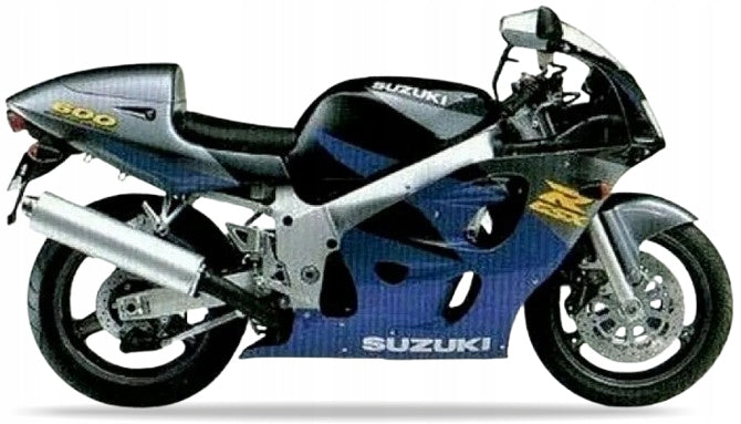 NAKLEJKI JUULA DO SUZUKI GSXR 600 1997 CZARNY 33J NIEBIESKI Y0P