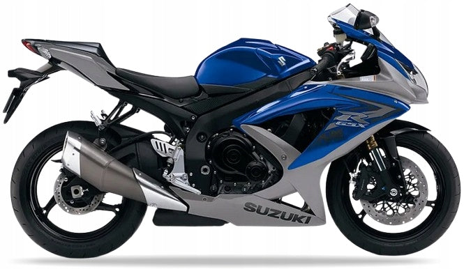 NAKLEJKI NA MOTOCYKL JUULA DO SUZUKI GSXR 600 2010 NIEBIESKI YKY MAT SZARY Y4P