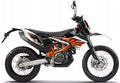 NAKLEJKI NA MOTOCYKL JUULA DO KTM ENDURO R 690 2018 BIAŁY POMA