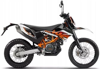 NAKLEJKI NA MOTOCYKL JUULA DO KTM ENDURO R 690 2018 BIAŁY POMA